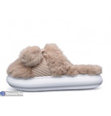 Тапки жіночі на зиму (12 пар р.36-41) коричневий  "LULI"