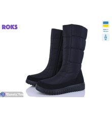 Дутики жіночі на зиму (6 пар р.38-42) чорний  "Roks"
