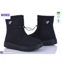 Дутики жіночі на зиму (6 пар р.38-42) чорний  "Roks"