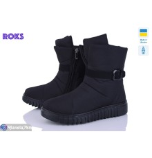 Дутики жіночі на зиму (6 пар р.38-42) чорний  "Roks"
