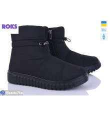 Дутики жіночі на зиму (6 пар р.38-42) чорний  "Roks"