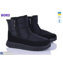 Дутики жіночі на зиму (6 пар р.37-42) чорний  "Roks"