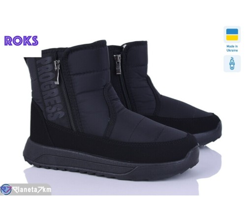 Дутики жіночі на зиму (6 пар р.37-42) чорний  "Roks" Дутики жіночі на зиму (6 пар р.37-42) чорний  "Roks"