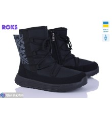 Дутики жіночі на зиму (6 пар р.37-42) чорний  "Roks"