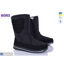 Дутики жіночі на зиму (6 пар р.38-42) чорний  "Roks"