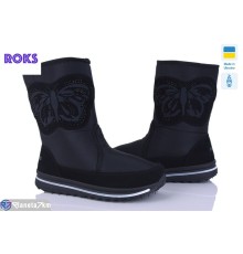 Дутики жіночі на зиму (6 пар р.38-42) чорний  "Roks"