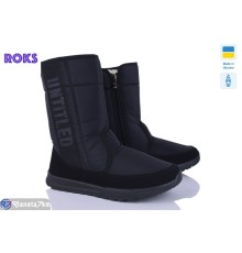 Дутики чоловічі на зиму (6 пар р.41-45) чорний  "Roks"