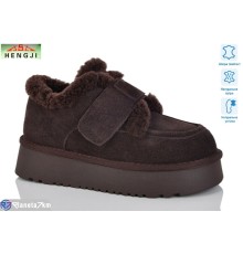 Уггі жіночі на зиму (8 пар р.36-41) коричневий  "HENGJI-ELENA"