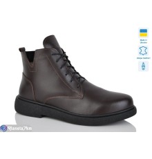 Черевики жіночі на зиму (6 пар р.40-43) коричневий  "LIKA"