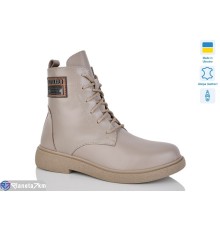 Черевики жіночі на зиму (6 пар р.37-41) бежевий  "LIKA"
