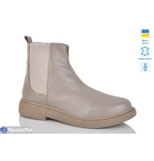 Черевики жіночі на зиму (6 пар р.37-41) бежевий  "LIKA"