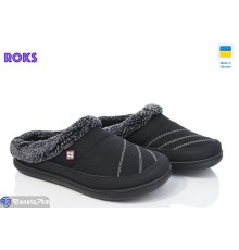 Тапки чоловічі на весну/осінь (8 пар р.40-46) чорний  "Roks"