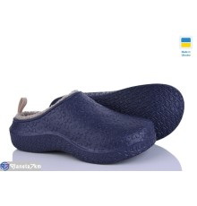 Жіночі сабо на весну/осінь (8 пар р.37-41) синій  "LEO"