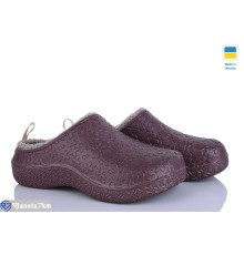 Жіночі сабо на весну/осінь (8 пар р.37-41) коричневий  "LEO"