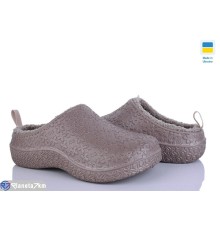 Жіночі сабо на весну/осінь (8 пар р.37-41) коричневий  "LEO"