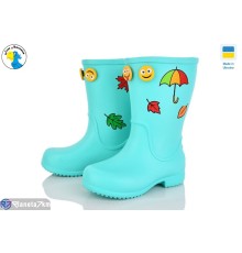 Дитячі чоботи з піни на весну/осінь (8 пар р.22-28) зелений  "Jose Amorales"