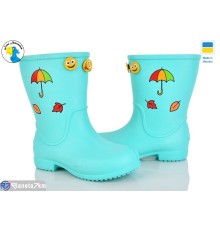 Дитячі чоботи з піни на весну/осінь (8 пар р.28-34) зелений  "Jose Amorales"