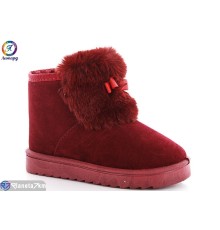 Дитячі Уггі на зиму (12 пар р.31-36) бордовий  "Леопард"