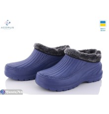 Калоші жіночі на зиму (12 пар р.37-41) синій  "Acorus"