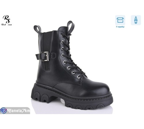 Черевики жіночі на зиму (8 пар р.36-41) чорний  "Red Sun"