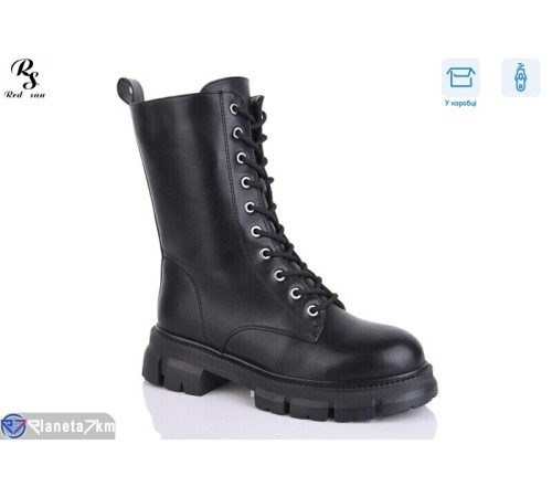 Черевики жіночі на зиму (8 пар р.36-41) чорний  "Red Sun"