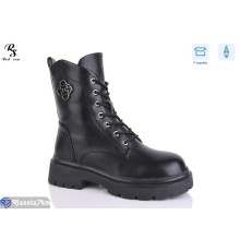 Черевики жіночі на зиму (8 пар р.36-41) чорний  "Red Sun"