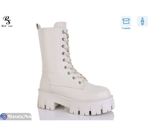 Черевики жіночі на зиму (8 пар р.36-41) бежевий  "Red Sun"