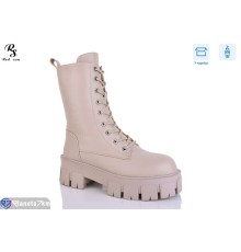 Черевики жіночі на зиму (8 пар р.36-41) бежевий  "Red Sun"