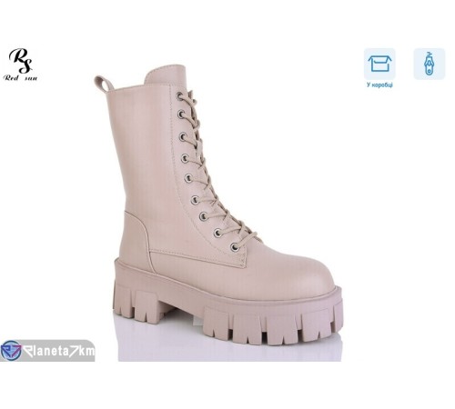 Черевики жіночі на зиму (8 пар р.36-41) бежевий  "Red Sun"