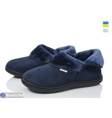 Тапки жіночі на зиму (8 пар р.37-41) синій  "LEO"