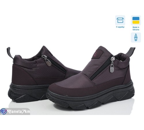 Дутики жіночі на зиму (6 пар р.37-41) фіолетовий  "OLLA"