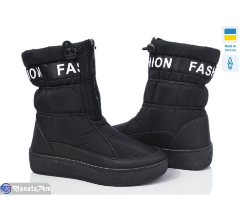 Дутики жіночі на зиму (8 пар р.37-42) чорний  "OLLA"