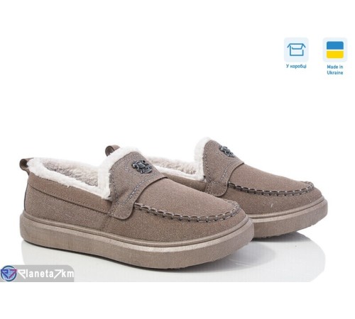 Туфлі жіночі на зиму (6 пар р.37-41) коричневий  "OLLA"