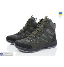 Черевики чоловічі на зиму (8 пар р.40-45) зелений  "OLLA"