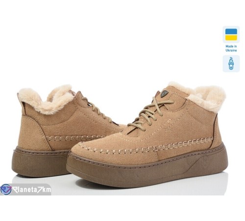 Черевики жіночі на зиму (6 пар р.37-41) бежевий  "OLLA"