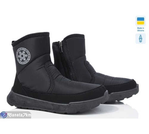 Дутики жіночі на зиму (6 пар р.38-42) чорний  "OLLA"