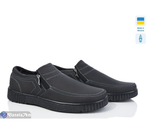 Туфлі чоловічі на зиму (8 пар р.40-45) чорний  "OLLA"
