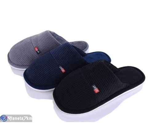 Тапки чоловічі на весну/осінь (12 пар р.41-46) мікс  "Lexi"