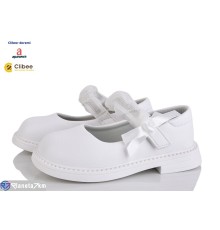 Дитячі туфлі на весну/осінь (6 пар р.26-30) білий  "BELIES-D"