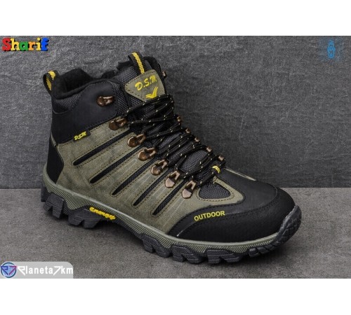 Черевики чоловічі на весну/осінь (8 пар р.40-44) зелений  "Sharif"