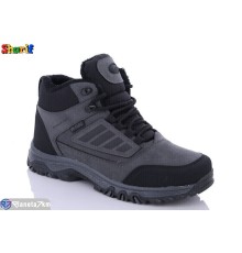 Черевики чоловічі на зиму (8 пар р.40-45) сірий  "Sharif"