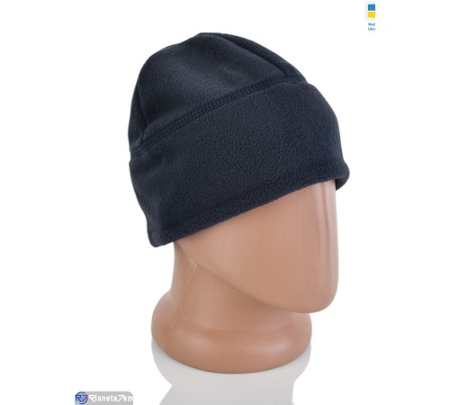 Шапка чоловіча на зиму (5 шт. р.сетка One size) синій  "VIOLA"