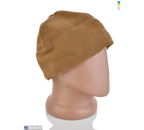 Шапка чоловіча на зиму (5 шт. р.сетка One size) коричневий  "VIOLA"