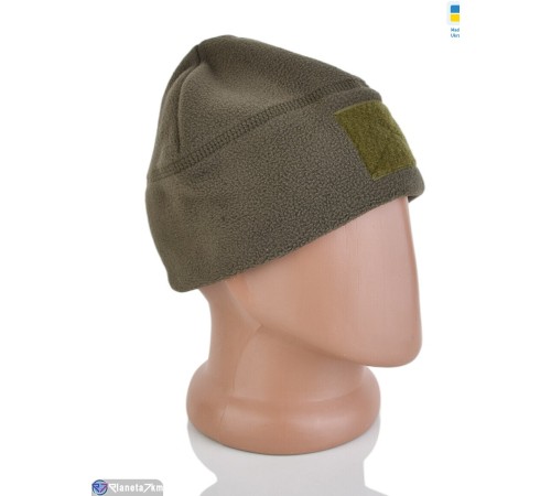 Шапка чоловіча на зиму (5 шт. р.сетка One size) зелений  "VIOLA"