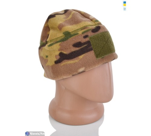 Шапка чоловіча на зиму (5 шт. р.сетка One size) коричневий  "VIOLA"