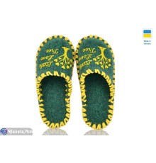 Тапки дитячі на весну/осінь (9 пар р.30-35) зелений  "Activ"