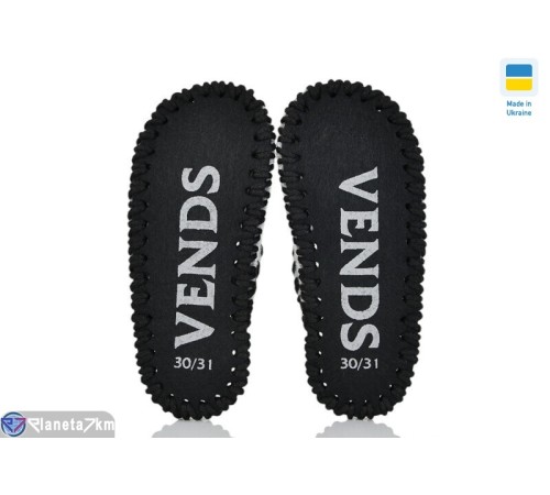 Тапки дитячі на весну/осінь (9 пар р.30-35) сірий  "Activ"