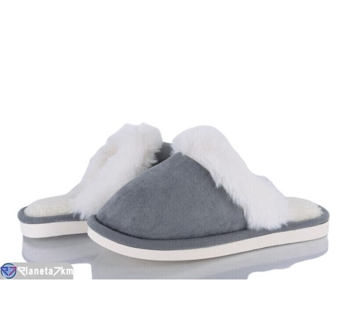 Тапки жіночі на весну/осінь (4 пар р.36-39) сірий  "TIMUS-OPT" Тапки жіночі на весну/осінь (4 пар р.36-39) сірий  "TIMUS-OPT"