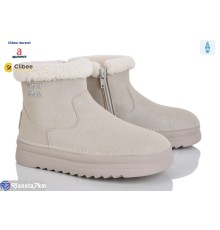 Черевики жіночі на зиму (7 пар р.31-37) бежевий  "BELIES-D"