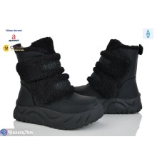 Черевики жіночі на зиму (8 пар р.32-37) чорний  "BELIES-D"